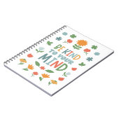 Soyez gentil avec votre esprit Floral Journal (Côté gauche)