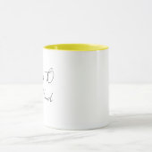 Soyez Gentil Avec Votre Esprit Tasse à Café Minima (Centre)