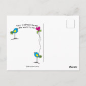 Soyez gentil chaque fois que possible_ Carte posta (Dos)