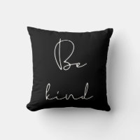 Soyez gentil coussin