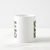 Soyez gentil - hardie jungle remplie lettres mug (Centre)