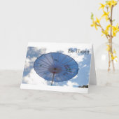 Soyez heureux Carte (Fleur jaune)