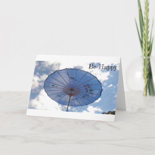 Soyez heureux Carte (Devant)