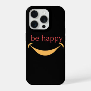 Soyez heureux coque iphone 15 pro design sourire e