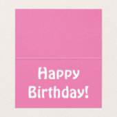 Soyez heureux et brille Bonne carte d'anniversaire (Inside Unfolded)