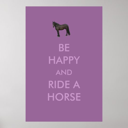 Soyez Heureux Et Promenez-Vous Sur Une Poster De C (Devant)