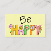 Soyez heureux Mini carte d'encouragement (Devant)