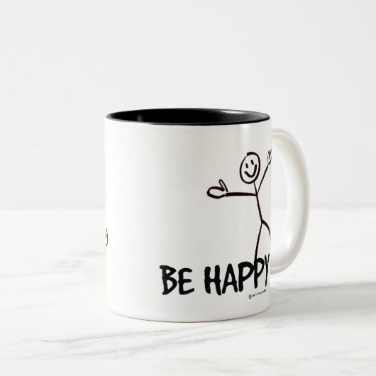 SOYEZ HEUREUX MUG (Devant droit)