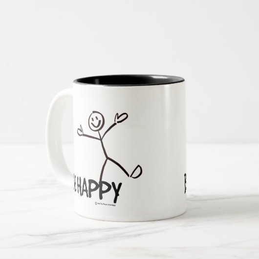 SOYEZ HEUREUX MUG (Devant gauche)