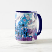Soyez heureux Mug (Devant droit)