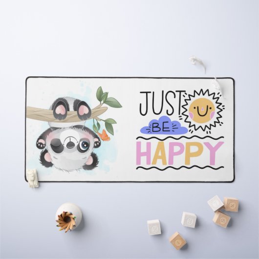 Soyez heureux Panda (Tableau pour enfants)