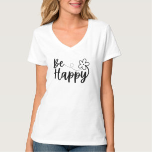 Soyez heureux T-shirt printemps été printemps