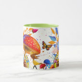 Soyez heureux (Tout Bagel Mug par Cindy Thornton) (Centre)