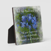 Soyez Humble Plaque Personnalisée Avec L'Eau (Recto)