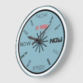 Soyez ici maintenant horloge (Angle)