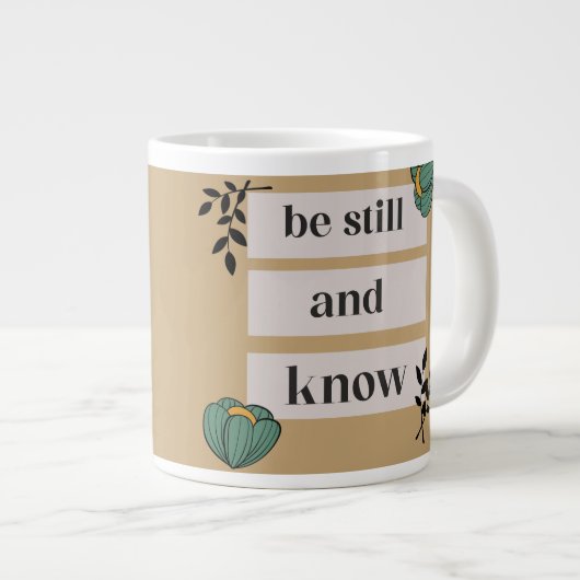 Soyez immobile et sachez que Mug (Devant droit)