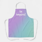 "Soyez Inspiré" Pastel Doux tablier Gradient (Recto)