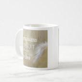 Soyez intrépide à café Mug (Devant gauche)