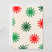 Soyez Joyeux Amusants Couleur Pompoms Carte de vac (Dos)