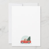 Soyez Joyeux camion vintage Carte de vacances avec (Dos)