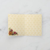 Soyez joyeux - Carte de note blanche (Intérieur)