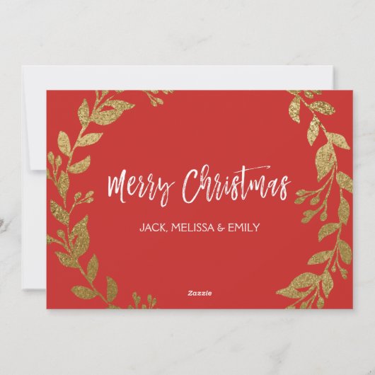 Soyez Joyeux Carte photo de script lettres main (Dos)