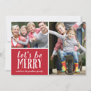 Soyez Joyeux   Carte photo de vacances