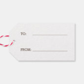 Soyez Joyeux Noël - Étiquettes cadeaux (Dos Horizontal)