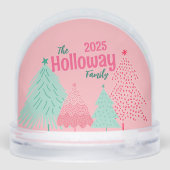 Soyez Joyeux Pink Scribble Tree photo Arborée (Arrière)