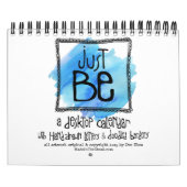 "Soyez juste" deux-page de calendrier d'art (Protection)