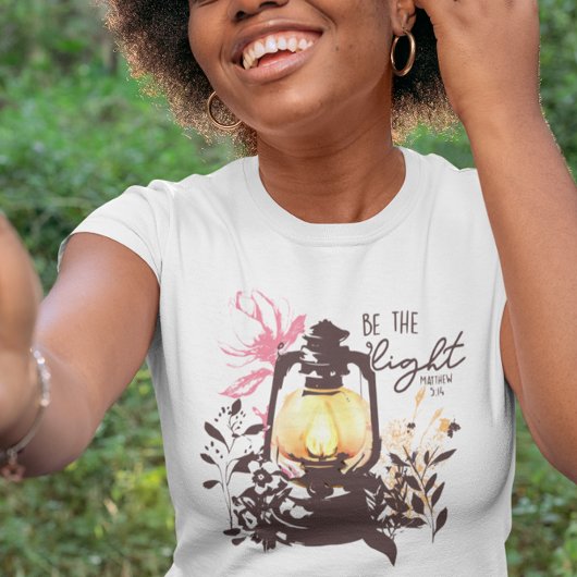 Soyez La Bible Lumière Matthieu 5:14 Verse T-shirt