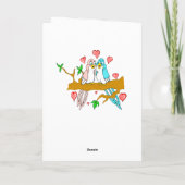 Soyez la carte de jour des Valentines pour les amo (Dos)