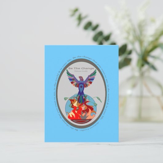 Soyez La Carte Postale Change (Debout devant)