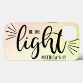 Soyez la Lumière Matthieu 5:14 Coque-Mate coque ip (Verso (horizontal))