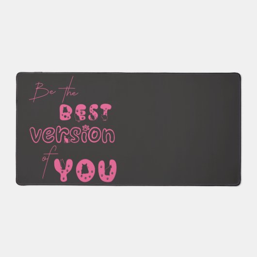 Soyez la meilleure version de vous-même Tapis de b (Recto)