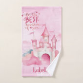 Soyez la meilleure version de vous Personnalisable (Serviette à main)