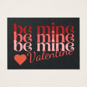 Soyez la mienne Valentine (Dos)