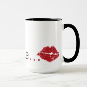 Soyez la tasse de Valentine de rouge à lèvres de
