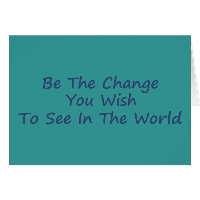 Soyez le bleu du changement (Devant horizontal)