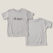 Soyez le meilleur pour les jeunes enfants (Design Recto & Verso)