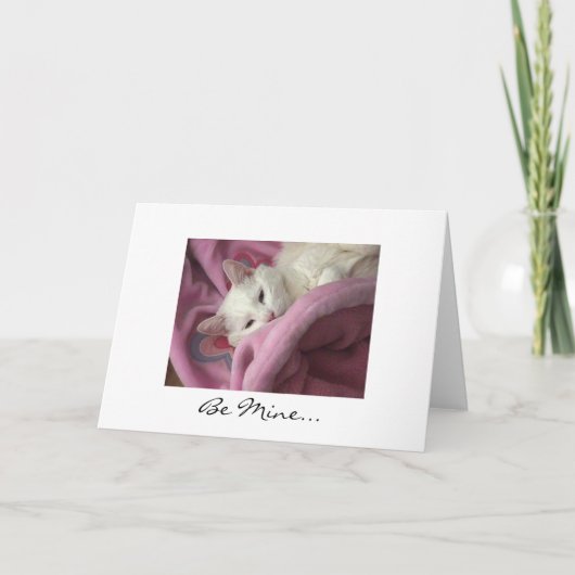 Soyez le mien…  Carte de Valentine (Devant)