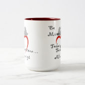 Soyez le mien Saint Valentin Cadeau café Mug (Centre)