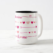 Soyez Le Mien, Toi Et Moi, Mug (Devant droit)