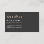 Soyez les cartes de visite naturels de tuteur de (Dos)