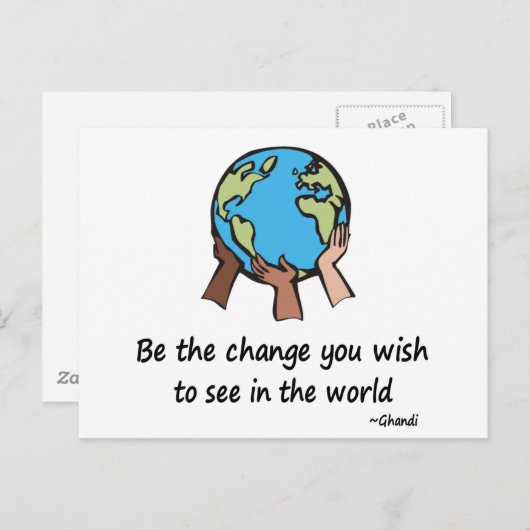 Soyez les cartes postales Modifier (Devant / Derrière)