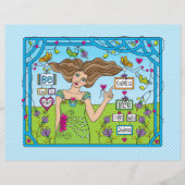 Soyez Lié À D'Autres_Feuille Papier Plat 11"x 8,5" (Devant)