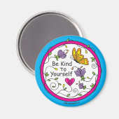 Soyez Lié À Yourself_Round Magnet 2.25" (Recto/Verso)