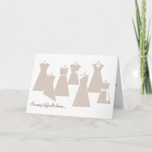 Soyez ma carte de demoiselle d'honneur (robes en l