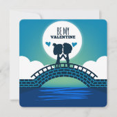 Soyez ma carte de vacances Valentine (Devant)