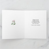 SOYEZ MA carte florale bleu ciel VALENTINE (Intérieur)